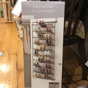 Over the door shoe rack